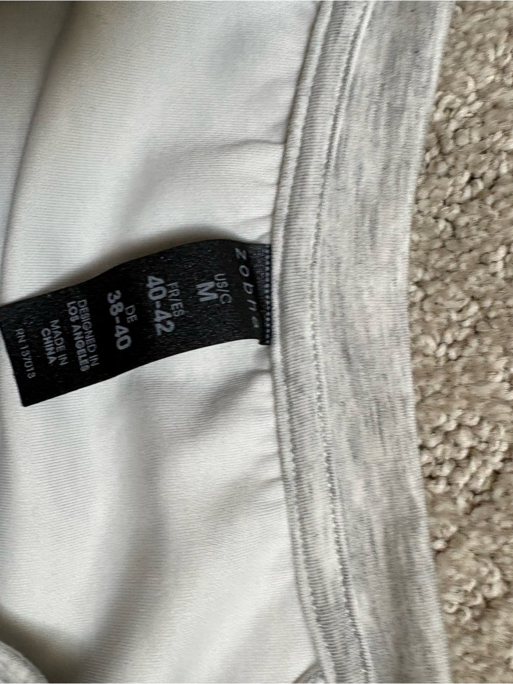 Short Sleeve Matching Set - Light Gray - Medium - Picture 3 of 6